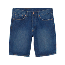 Jeans shorts for men blue color